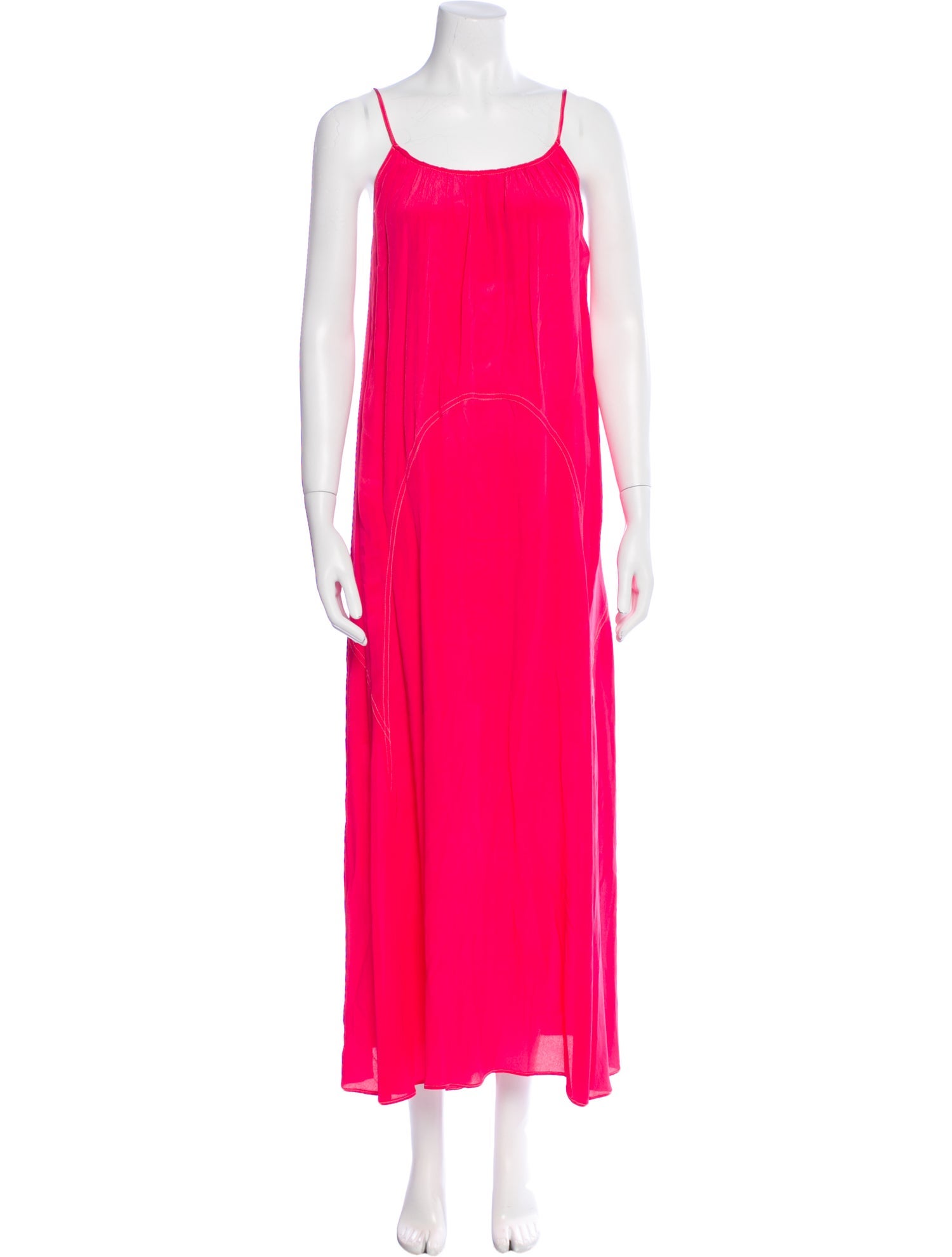 AllSaints Scoop Neck Long Dress