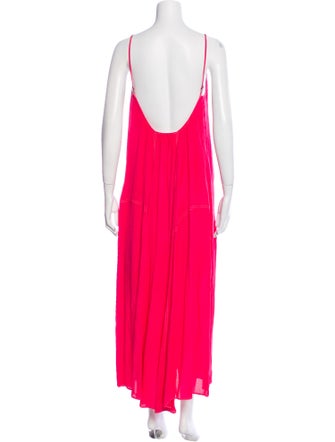 AllSaints Scoop Neck Long Dress
