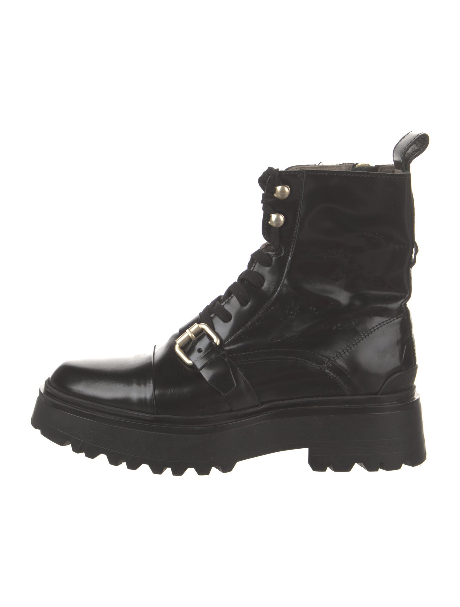 AllSaints Leather Combat Boots