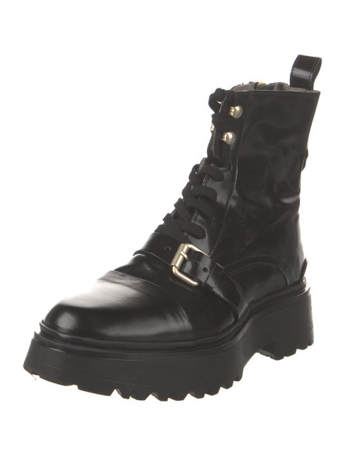 AllSaints Leather Combat Boots