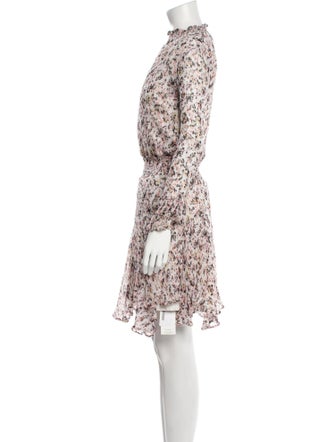 AllSaints Floral Print Knee-Length Dress