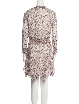 AllSaints Floral Print Knee-Length Dress