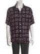 AllSaints Floral Print Short Sleeve Shirt
