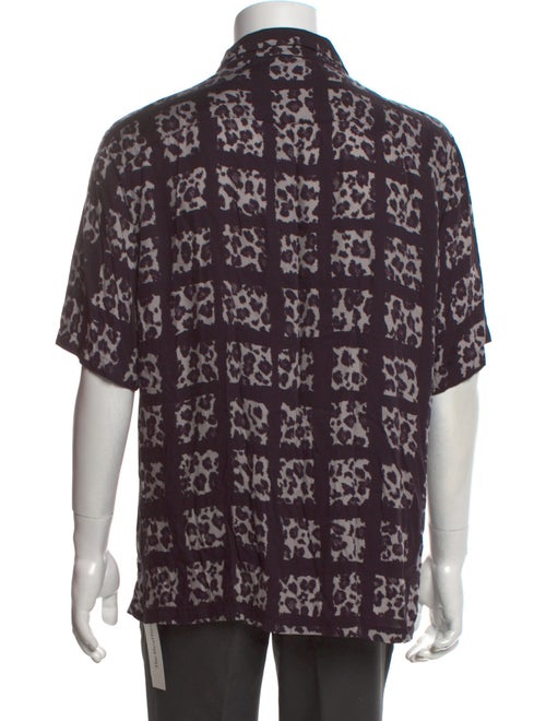 AllSaints Floral Print Short Sleeve Shirt