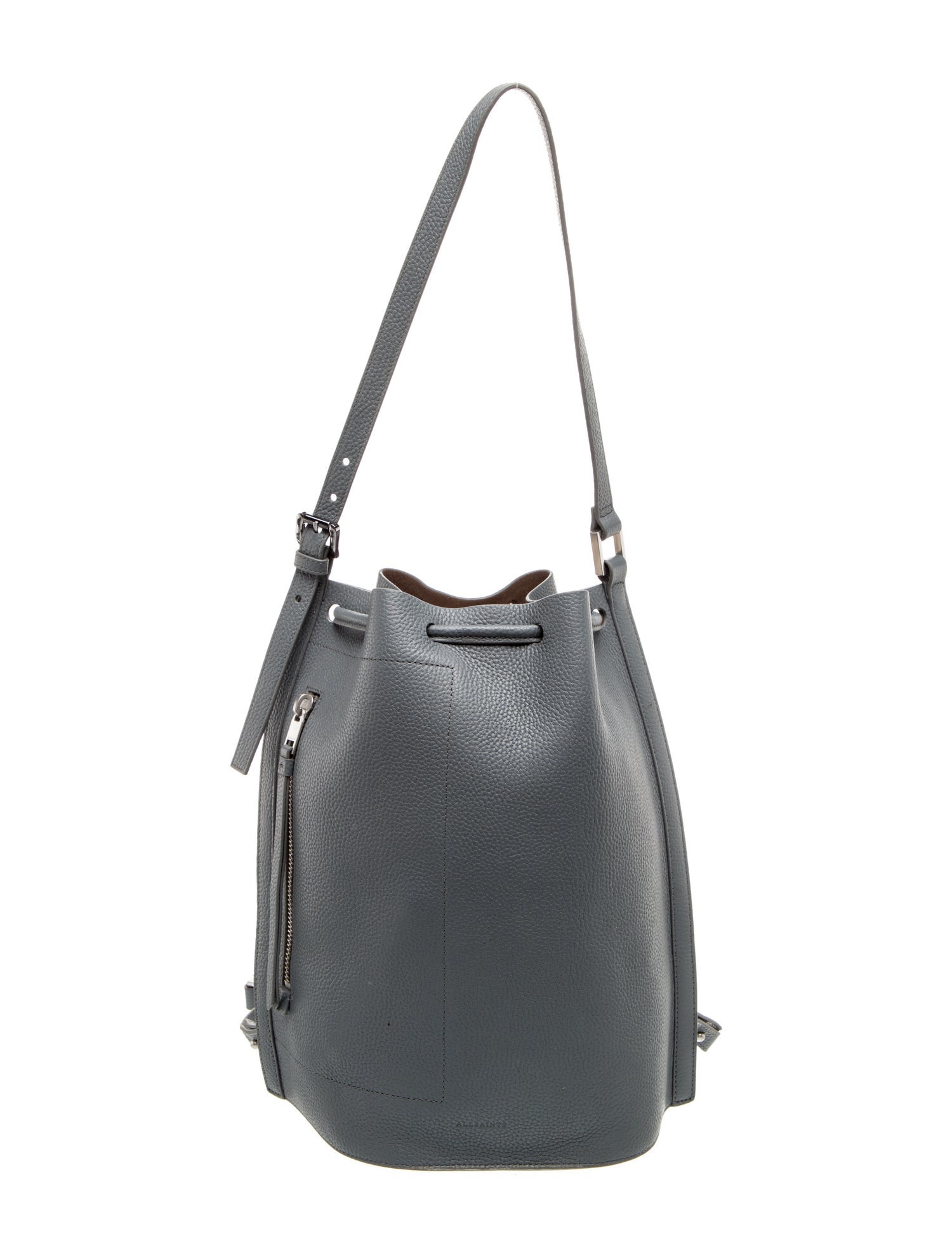 AllSaints Leather Bucket Bag