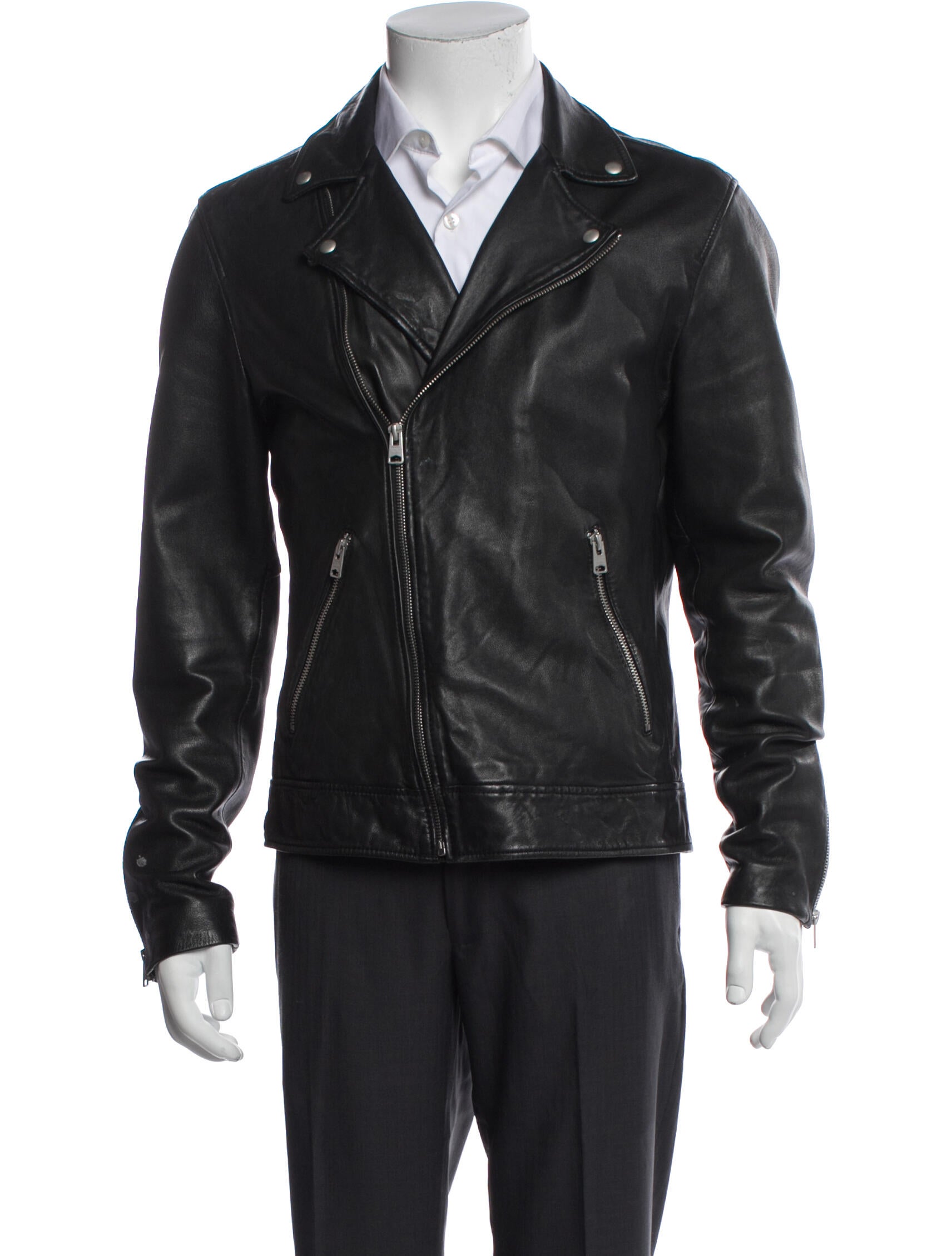 AllSaints Leather Moto Jacket