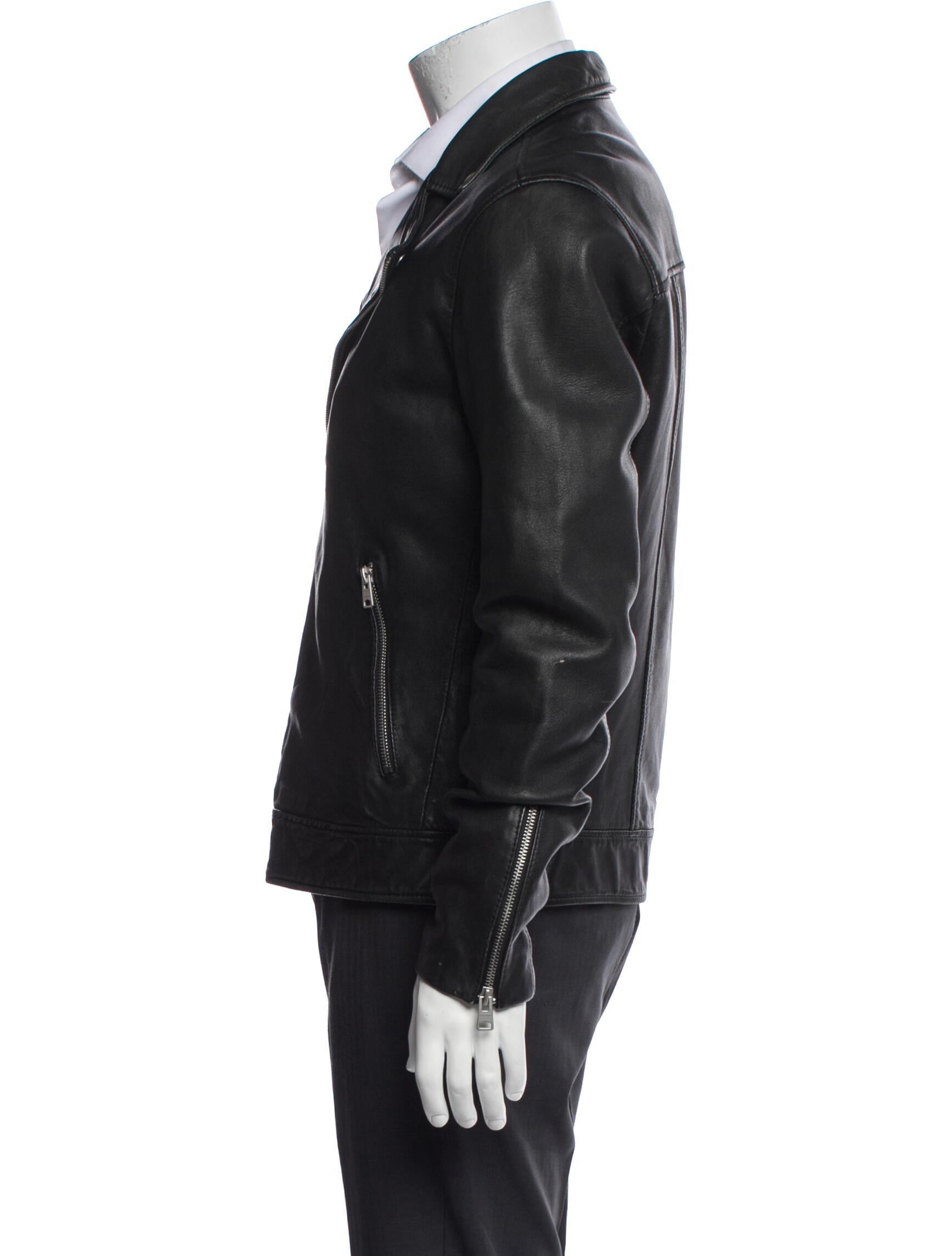 AllSaints Leather Moto Jacket