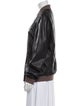 AllSaints Leather Bomber Jacket