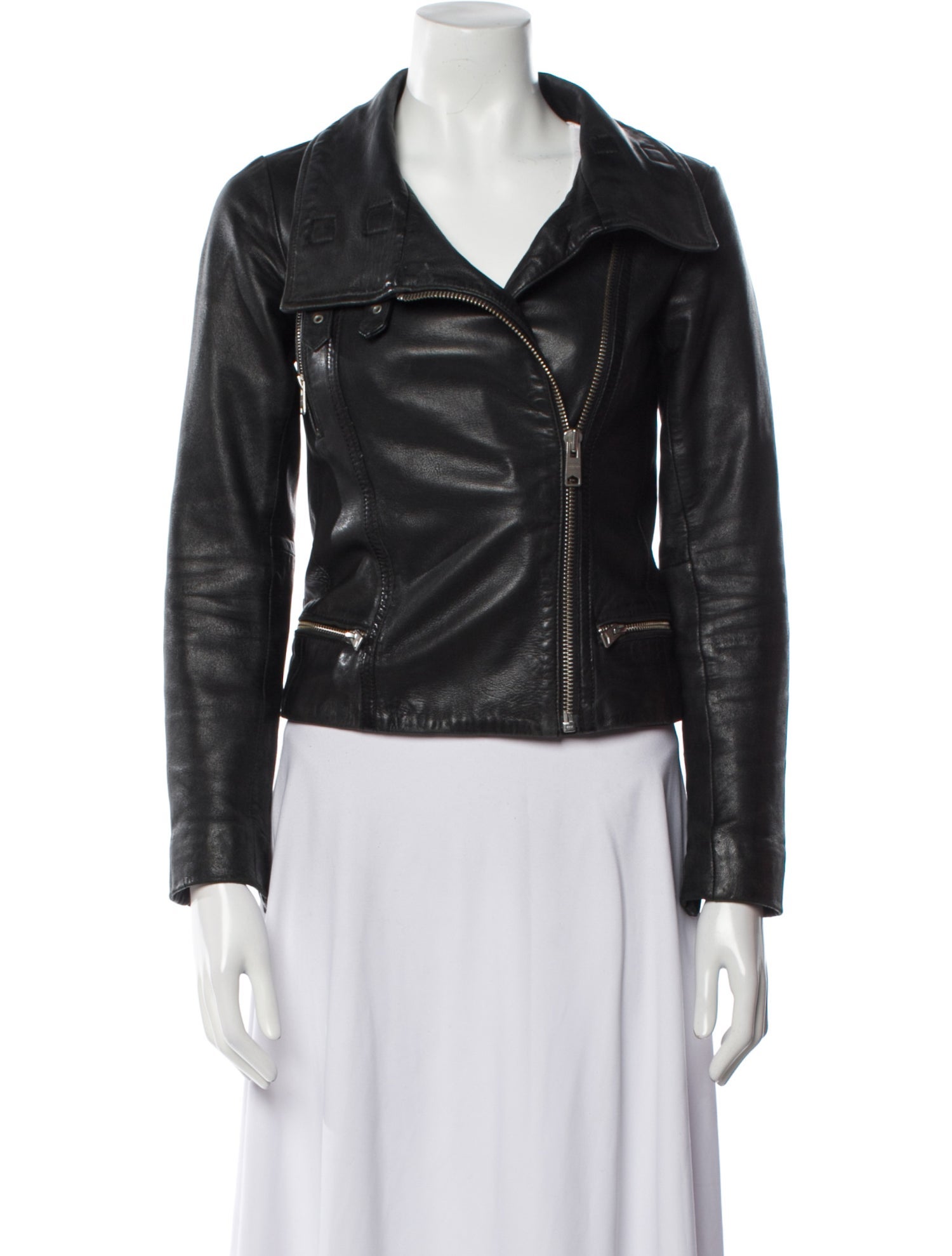 AllSaints Leather Biker Jacket