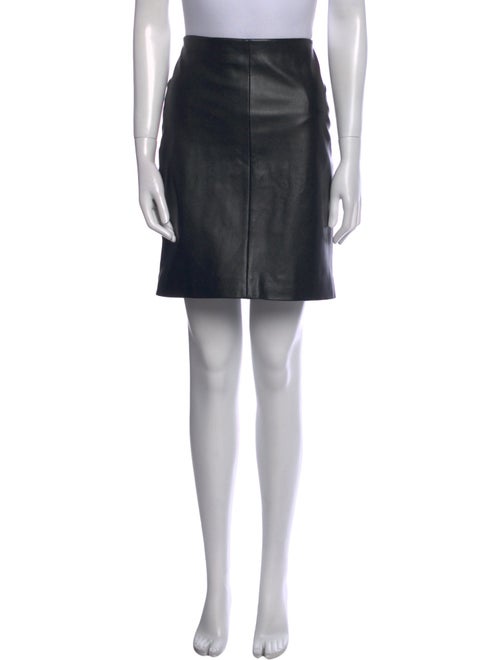 AllSaints Leather Knee-Length Skirt