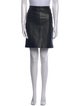 AllSaints Leather Knee-Length Skirt