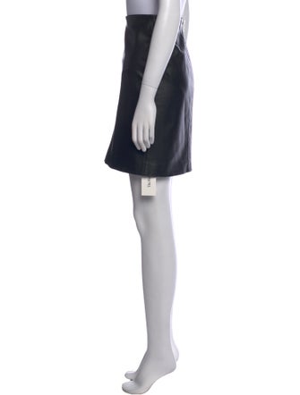 AllSaints Leather Knee-Length Skirt