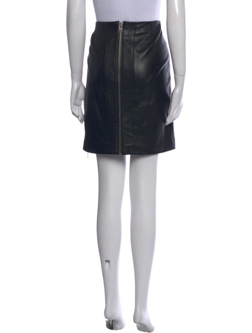AllSaints Leather Knee-Length Skirt