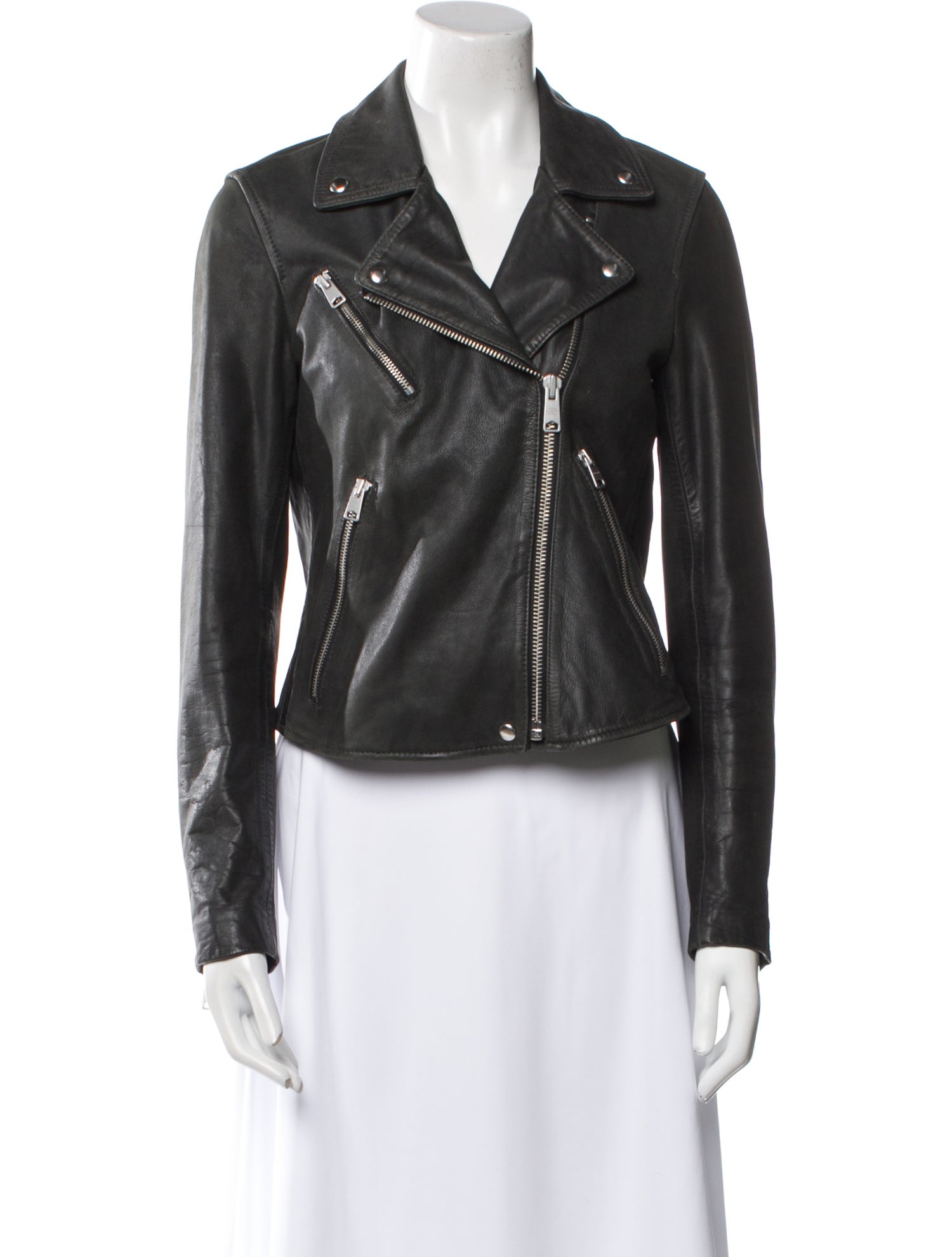 AllSaints Leather Biker Jacket