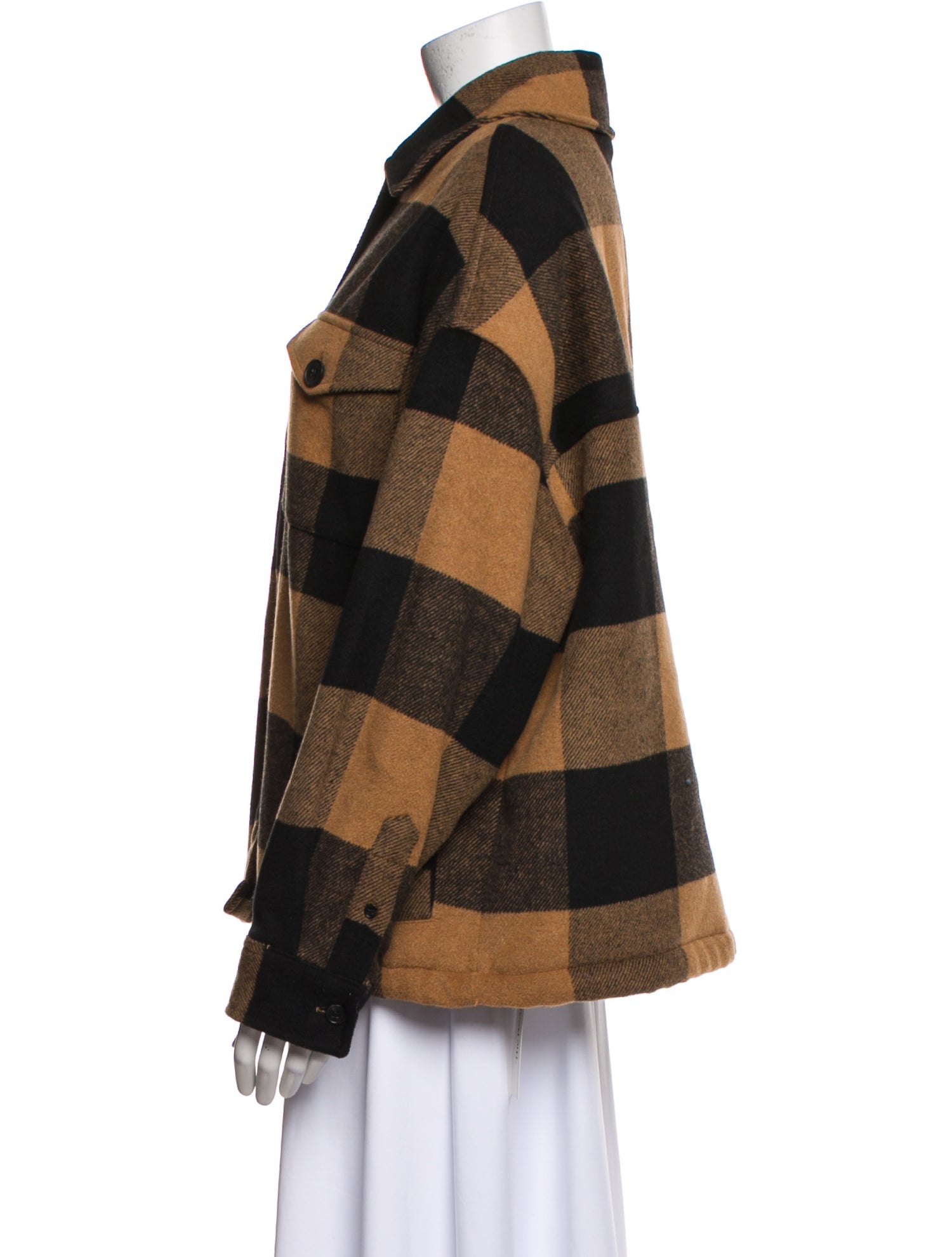 AllSaints Plaid Print Jacket