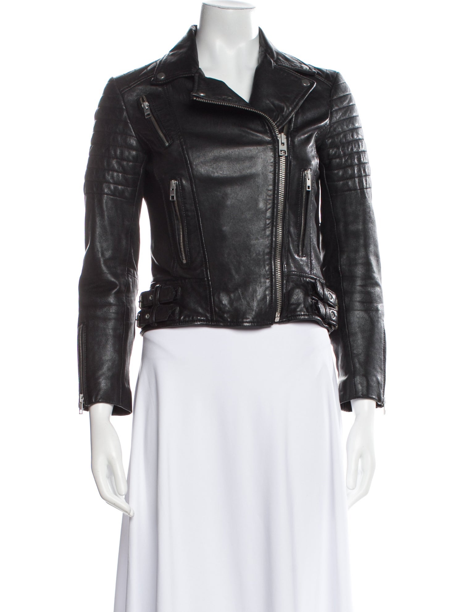 AllSaints Leather Biker Jacket