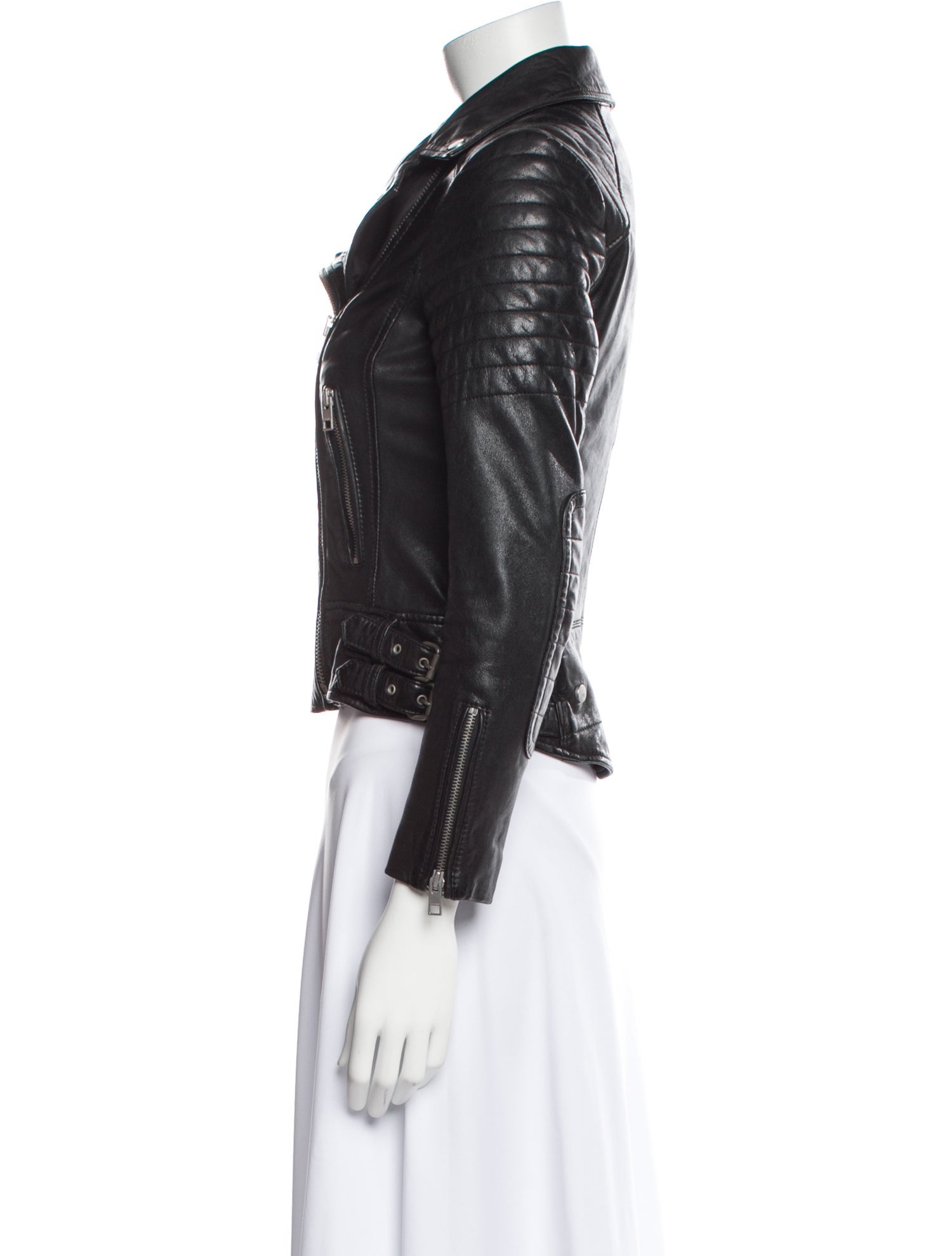 AllSaints Leather Biker Jacket