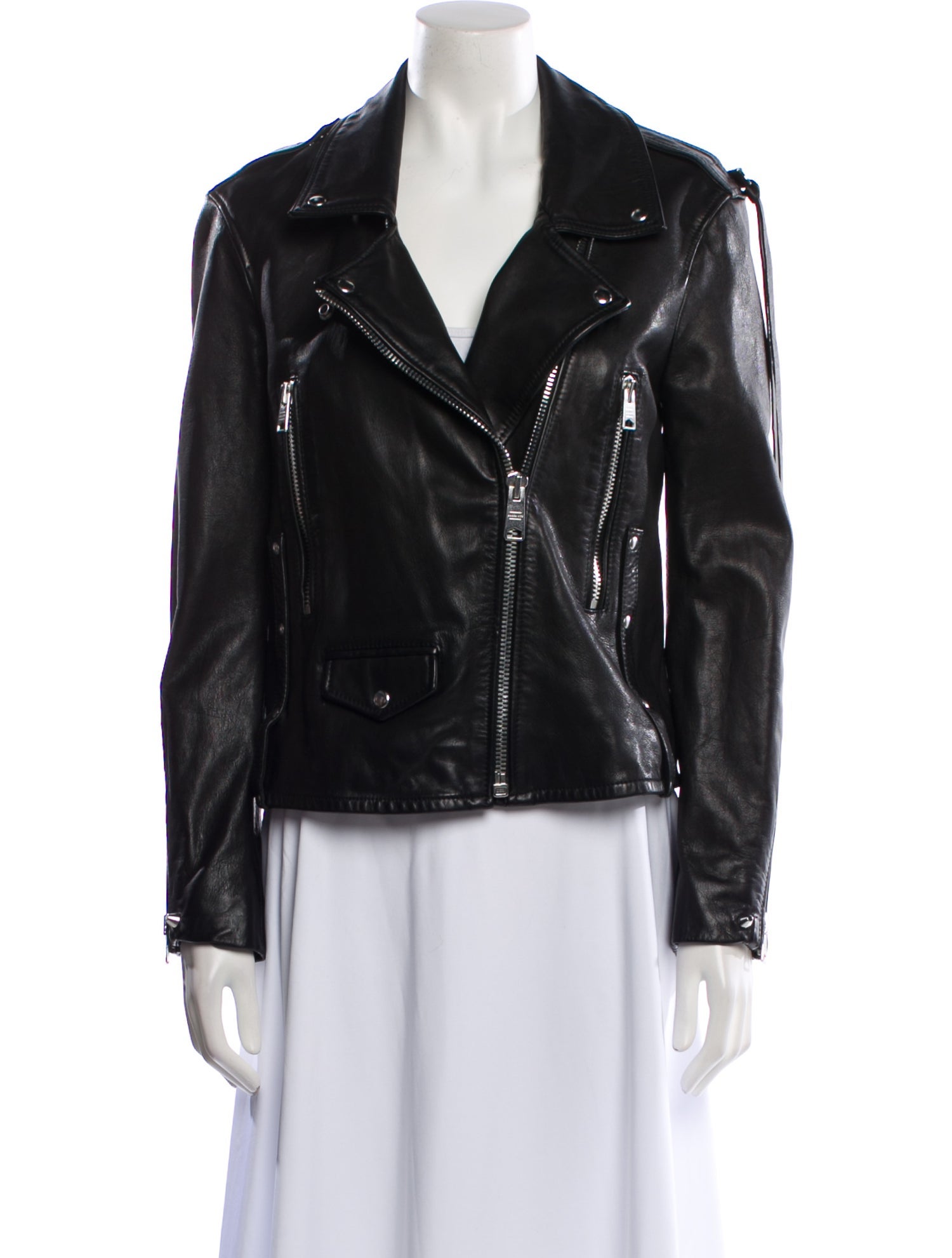 AllSaints Leather Biker Jacket