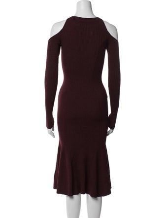 AllSaints Crew Neck Midi Length Dress