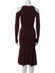 AllSaints Crew Neck Midi Length Dress