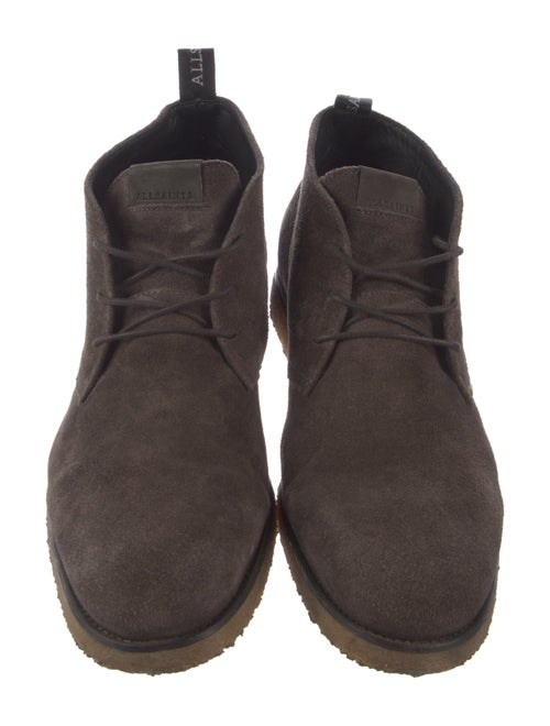 AllSaints Suede Lace-Up Boots