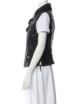 AllSaints Leather Vest