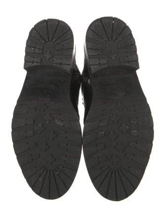 AllSaints Patent Leather Combat Boots