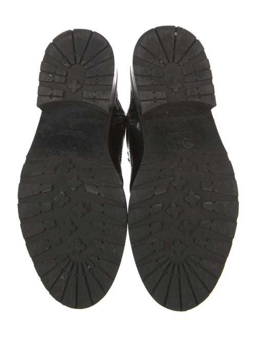 AllSaints Patent Leather Combat Boots