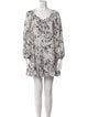 AllSaints Floral Print Mini Dress