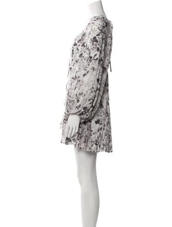 AllSaints Floral Print Mini Dress