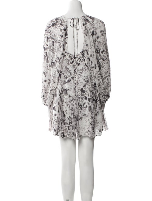 AllSaints Floral Print Mini Dress