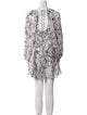 AllSaints Floral Print Mini Dress