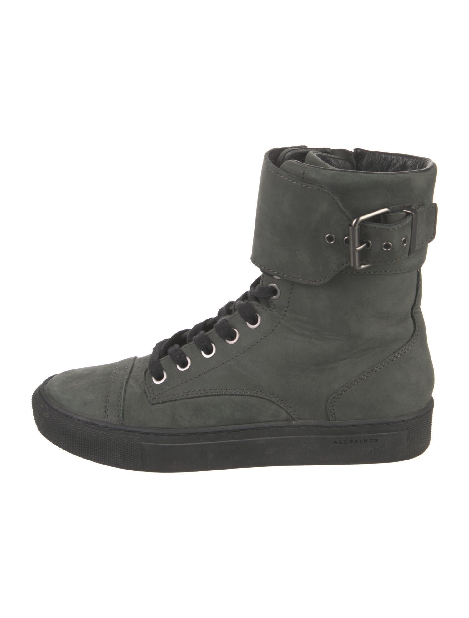 AllSaints Suede Combat Boots