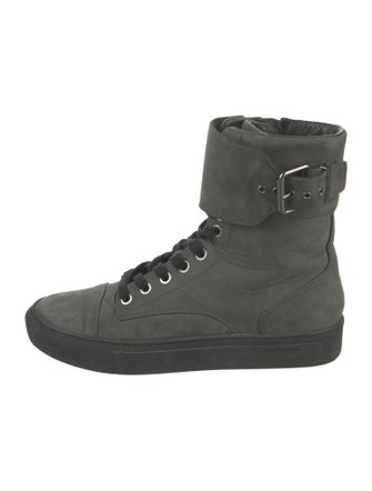 AllSaints Suede Combat Boots