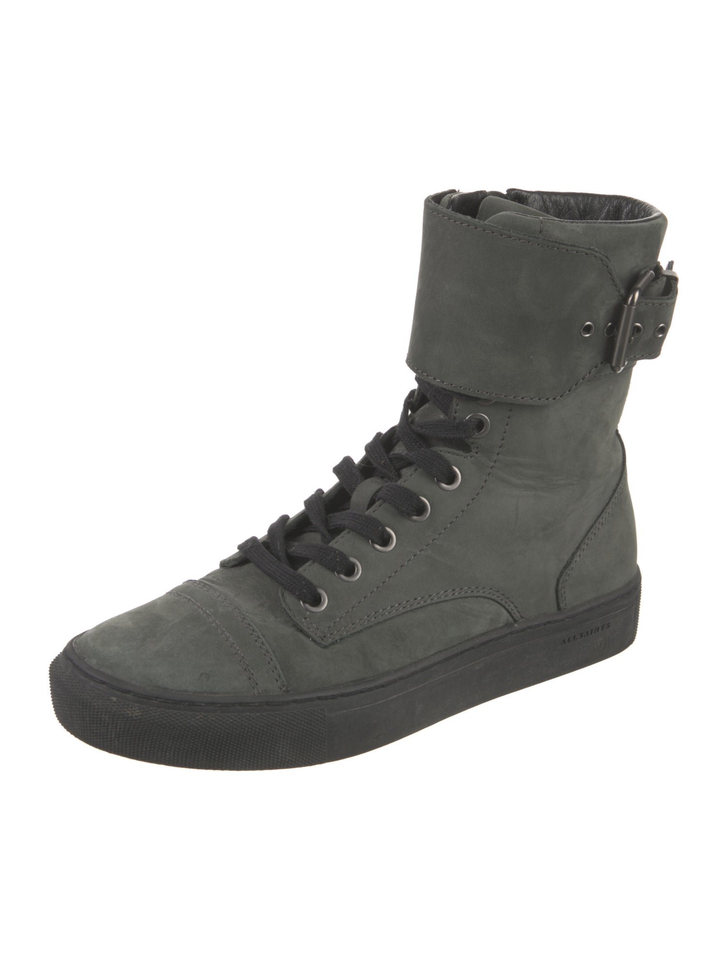 AllSaints Suede Combat Boots