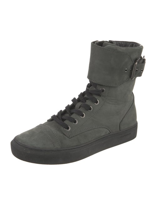 AllSaints Suede Combat Boots
