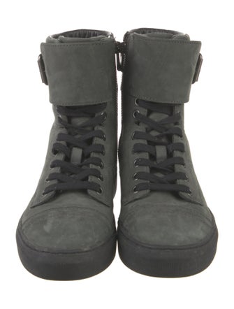 AllSaints Suede Combat Boots