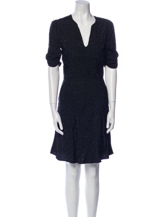 AllSaints Printed Knee-Length Dress