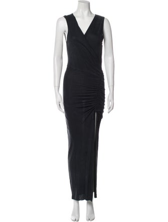 AllSaints V-Neck Long Dress