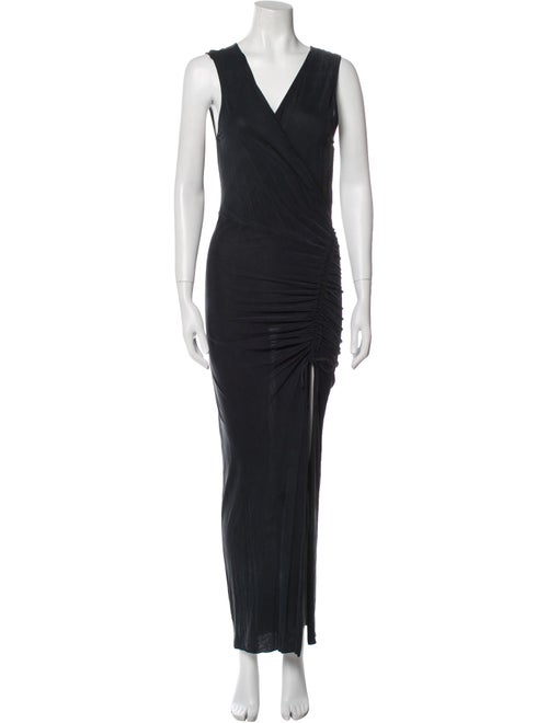 AllSaints V-Neck Long Dress