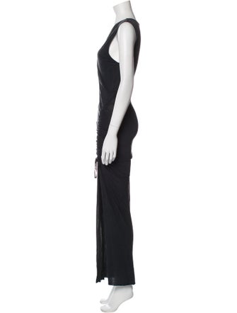 AllSaints V-Neck Long Dress