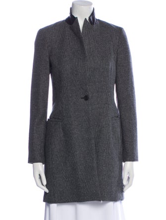 AllSaints Virgin Wool Tweed Pattern Blazer