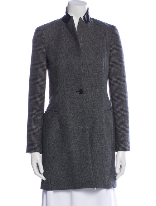 AllSaints Virgin Wool Tweed Pattern Blazer