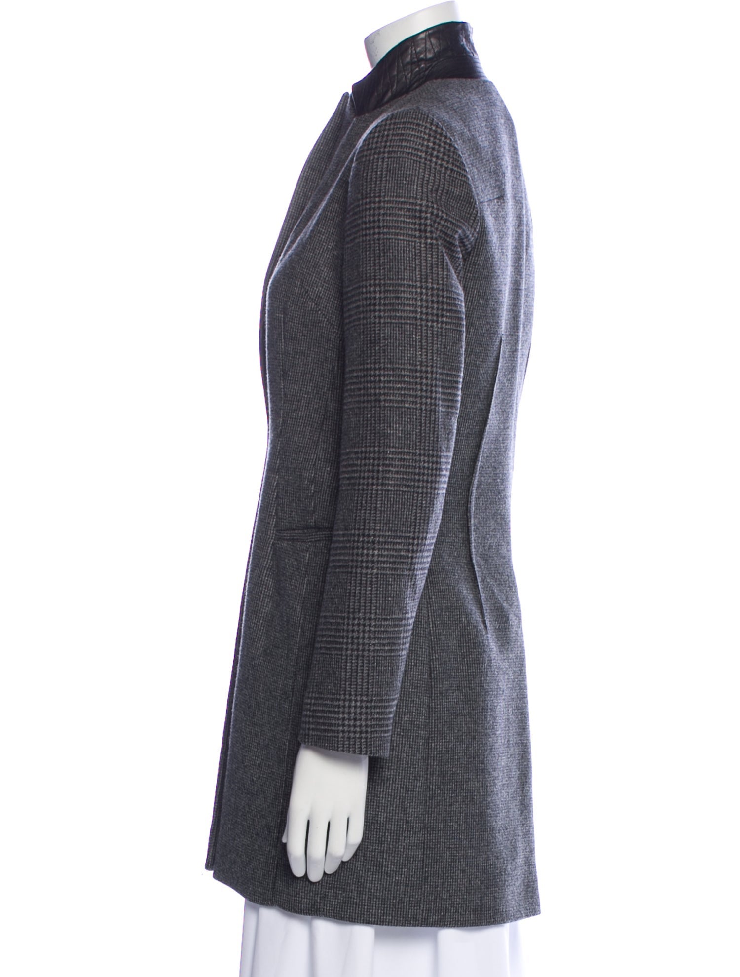 AllSaints Virgin Wool Tweed Pattern Blazer