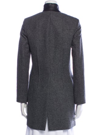 AllSaints Virgin Wool Tweed Pattern Blazer