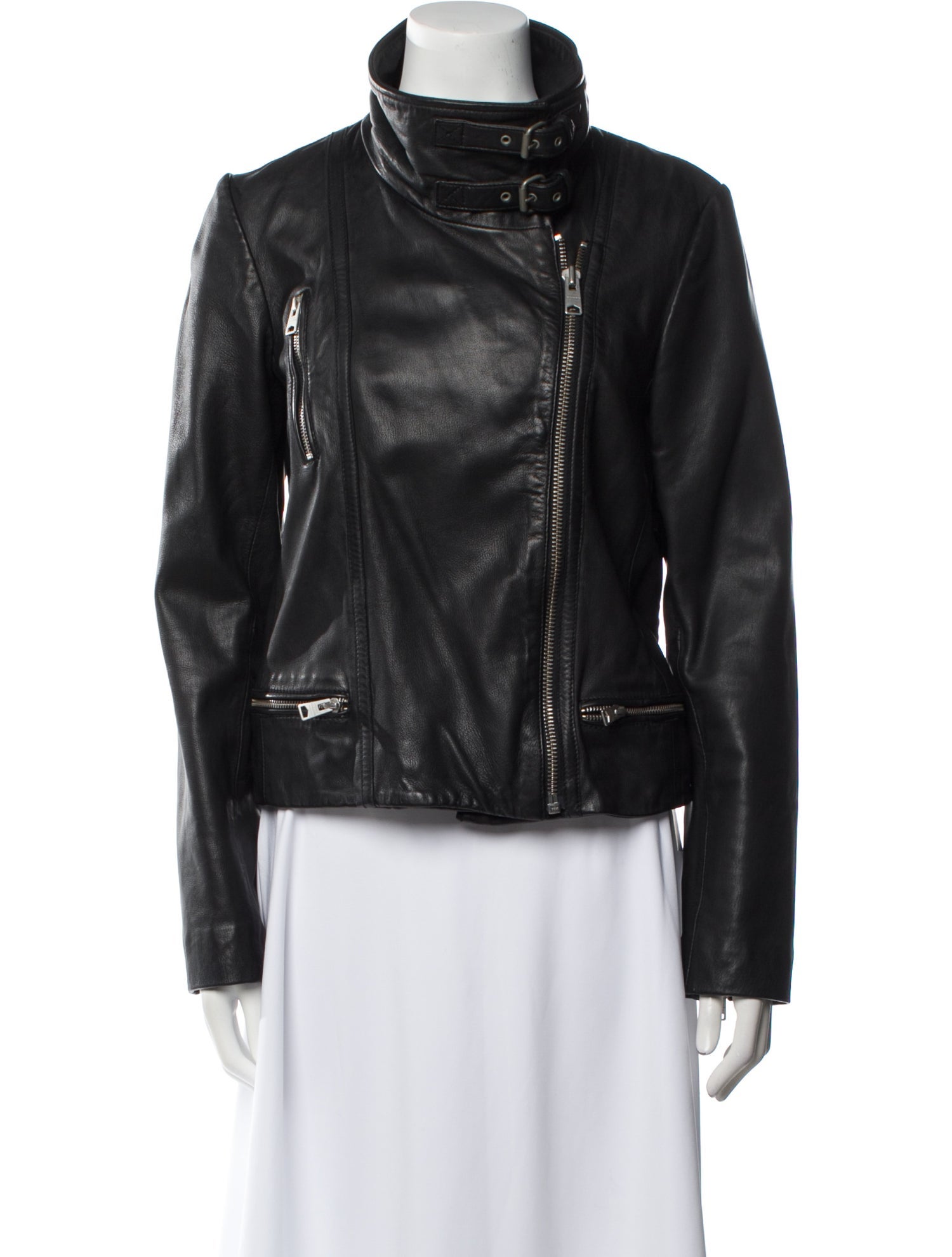 AllSaints Leather Biker Jacket