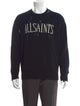 AllSaints Graphic Print Crew Neck Pullover