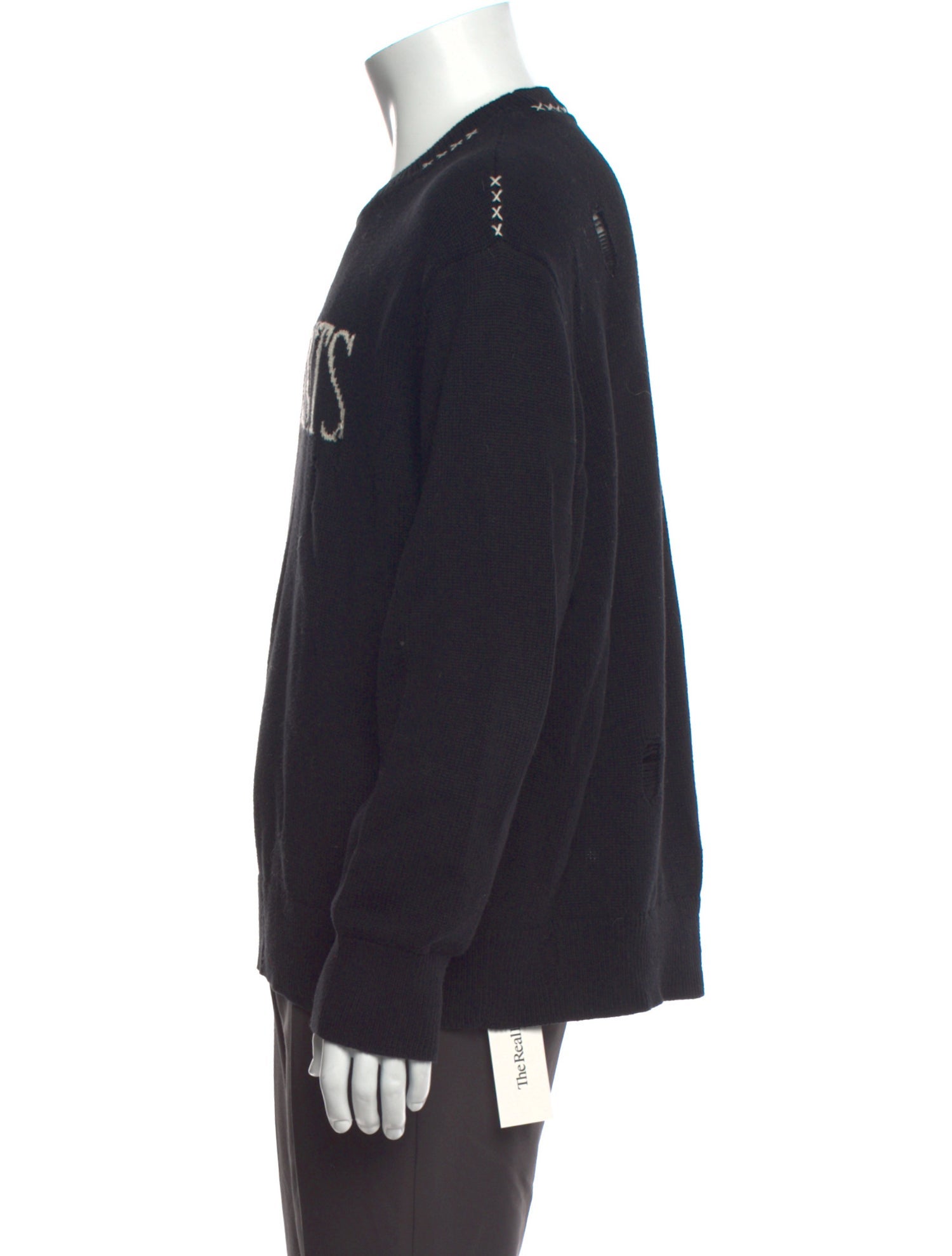 AllSaints Graphic Print Crew Neck Pullover