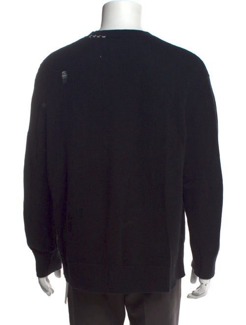 AllSaints Graphic Print Crew Neck Pullover