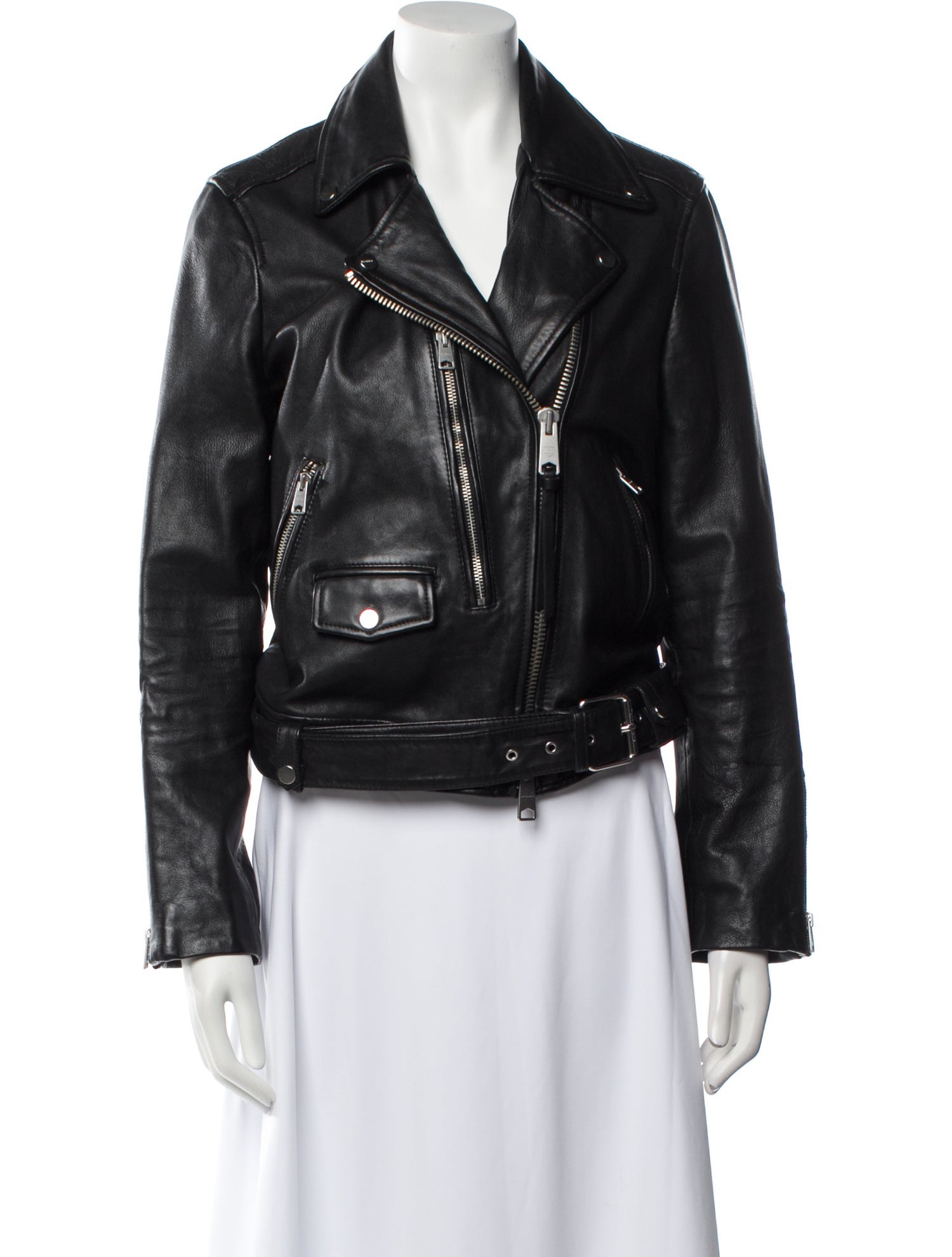 AllSaints Leather Biker Jacket